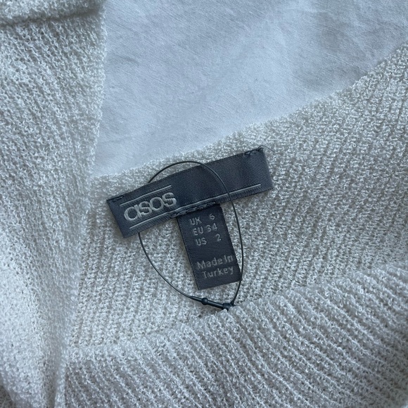 NWOT Asymmetrical White Top - Picture 4 of 4